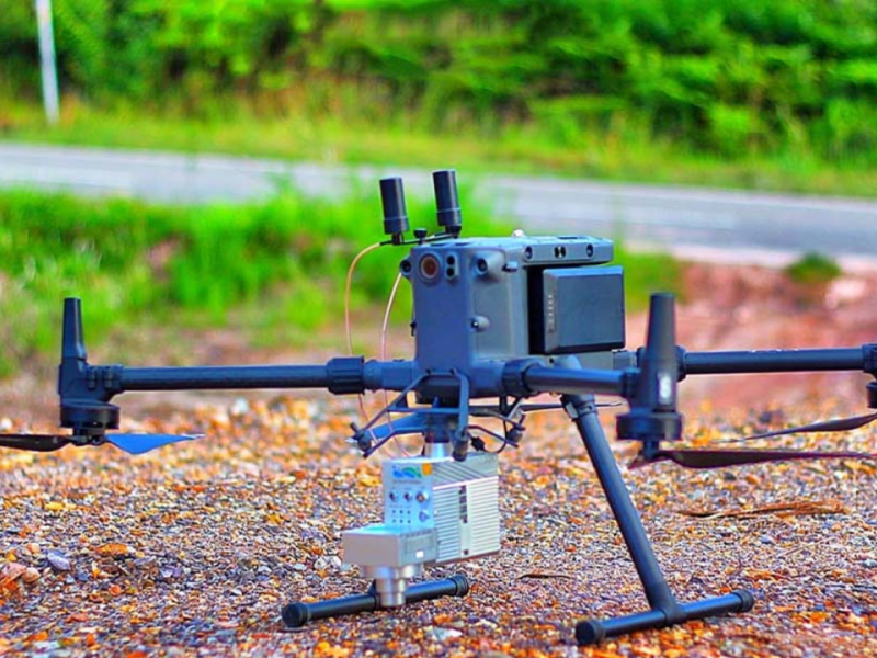 Pemetaan topografi menggunakan Drone Lidar